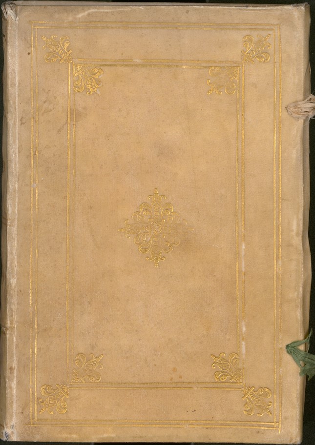 Cubierta de la obra de Lope de Vega (Sig.: MD/C/183)